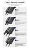 25W 2 portos univerzális világutazó adapter 1xUSB + 1xUSB-C 