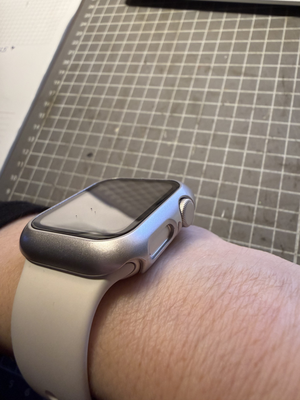 Apple Watch pink/rózsaarany műanyag védőtok